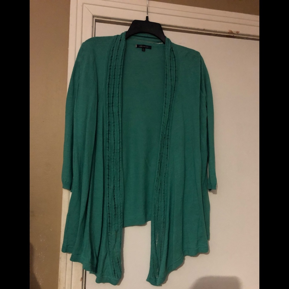 Anne Klein  Shaw collar sweater